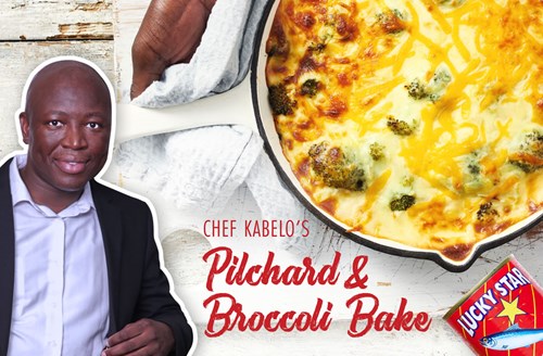 CHEF KABELO’S Pilchard &amp; Broccoli Bake