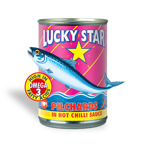 Lucky Star pilchards in hot chilli sauce 