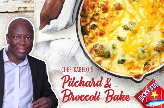 CHEF KABELO’S Pilchard & Broccoli Bake