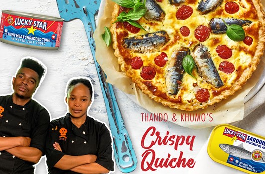THANDO & KHUMO’S Crispy Quiche