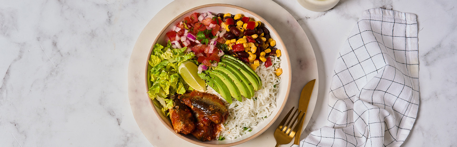 Peri-Peri sardine Boujee bowl