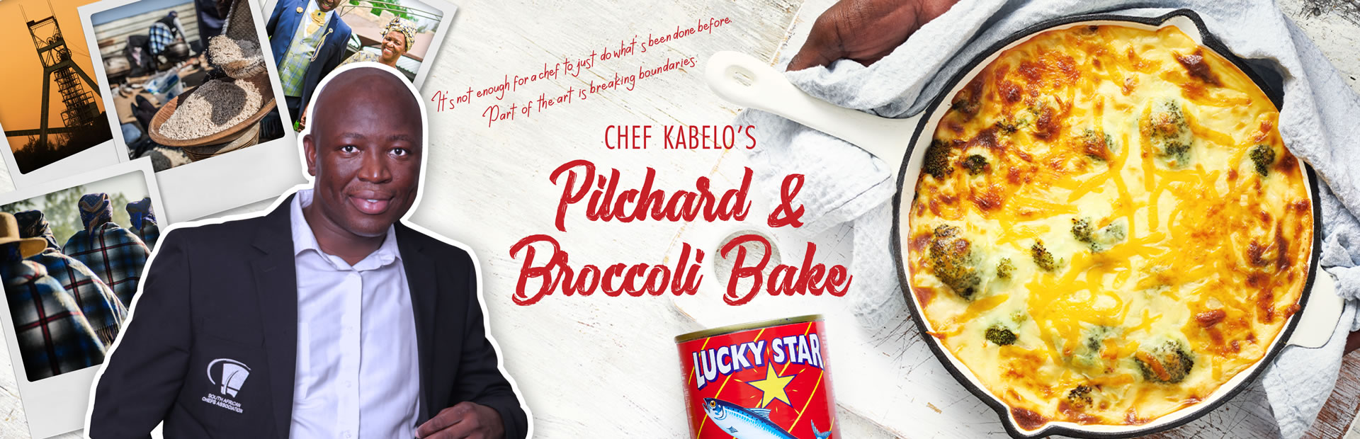 CHEF KABELO’S Pilchard & Broccoli Bake