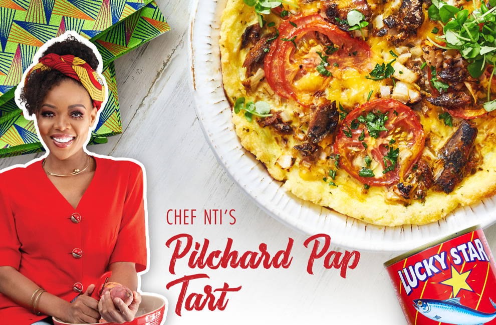 CHEF NTI’S Pilchard Pap Tart