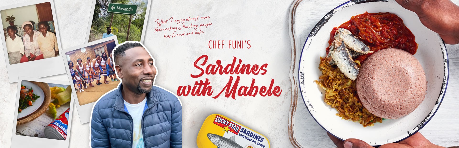 CHEF FUNI’S Sardines with Mabele