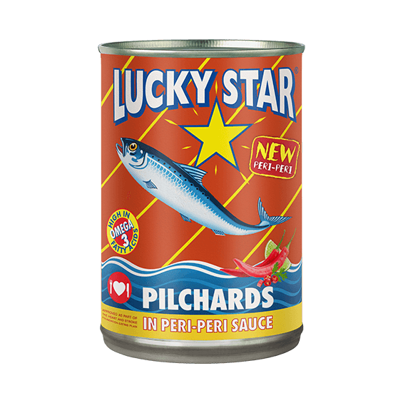lucky star pilchards in peri peri sauce