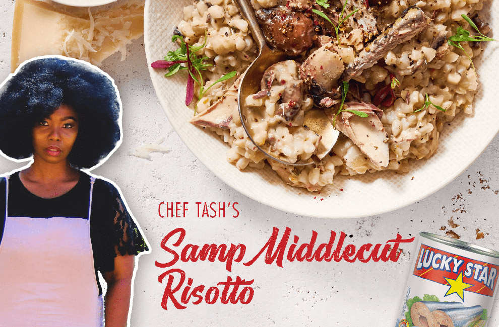 CHEF TASH’S Samp Middlecut Risotto